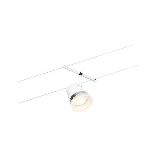 [PAU94462] Spot Wire Systems CC Cone max10W Blanc dép/Chrome GU5,3 12V CC Syn/Métal