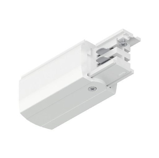 [PAU91360] End Feed ProRail3 droite Blanc 230V métal/plastique 3 phases