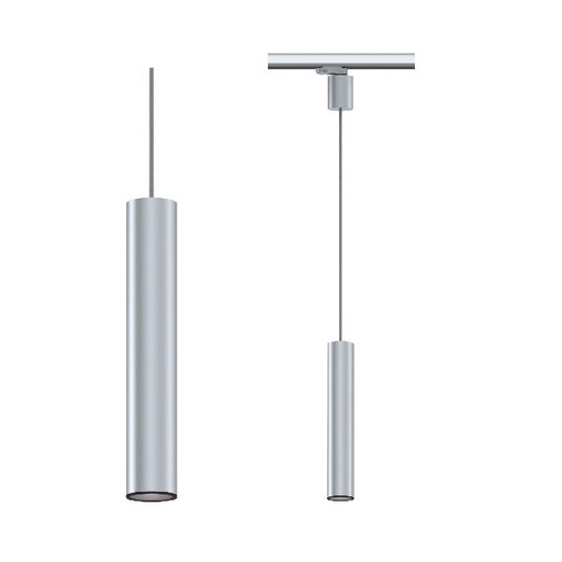 [PAU95397] ProRail3 Pendant Artemons max1x10W Silve GU10 230V Métal/plastique 3 phases