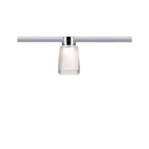 [PAU95501] Ceiling Safira URail 1x5,2W Chrome/Clair/Satin 230V Métal/Acrylique