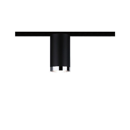 [PAU96918] Spot URail Tube max 10W GU10 Noir mat/Chrome 230V
