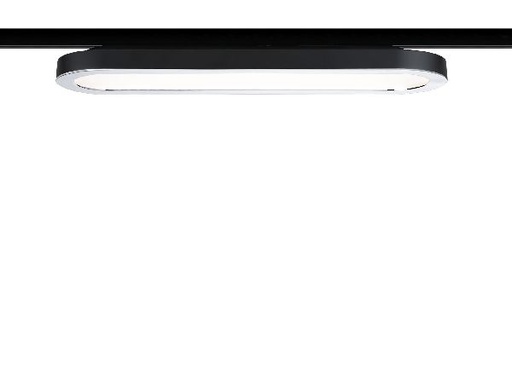 [PAU96920] Panneau URail LED 1x7W Noir mat/Chrome 230V Alu/plastique 2700K non-dim