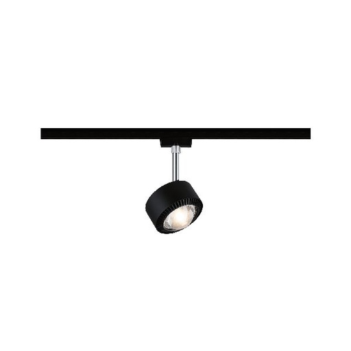 [PAU96927] Spot URail Aldan 1x9W Noir mat/Chrome 230V mét/plas Met/Kst 2700K gradable