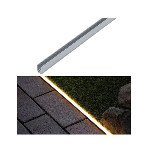 [PAU94216] Strip néon ext. Plug&amp;Shine Profilé aluminium 1m
