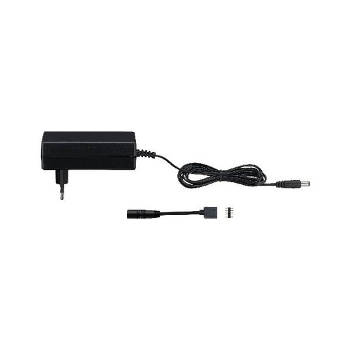 [PAU79837] Alimentation Plug-In LED Universal 36W 230/24V DC Noir synthétique