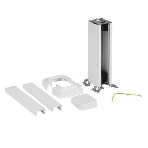 [LEG653000] Colonnette Clippage Direct 1 Compart 2 Faces H. 0,30M Couv P legrand 653000