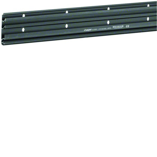 [HAG-SL200801] Socle pour plinthe SL 20x80mm Noir SL200801