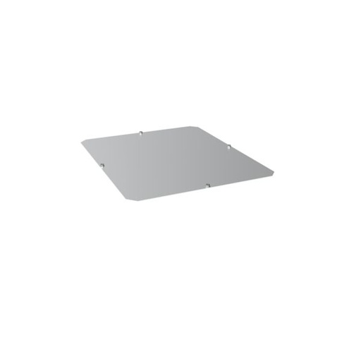 [HAG-FN7060AL] Plaque entrée pleine en AL plaque passe câbles ouverte basse quadro evo 700x600 FN7060AL