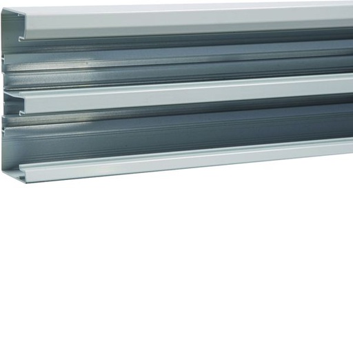 [HAG-GBA501311ALU] Socle goulotte d'installation queraz GBA 50x130 mm 2 compartiments Alu Anodisé GBA501311ALU