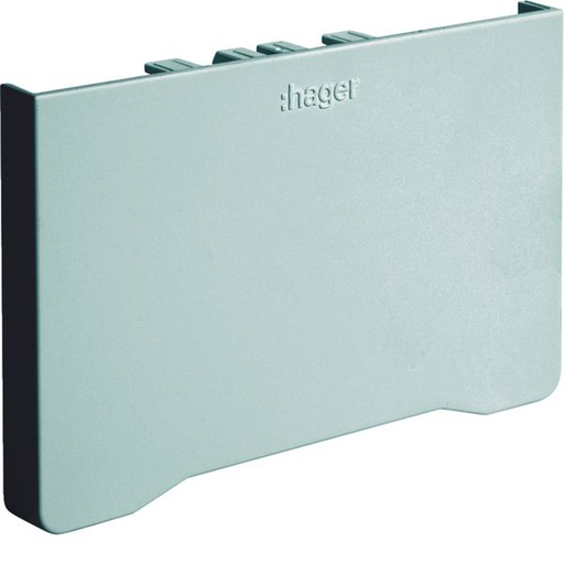 [HAG-GBD500856ALU] Embout pour goulotte d'installation GBD 50x85mm, PVC couleur Alu GBD500856ALU