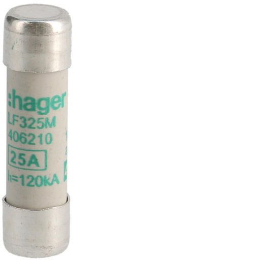 [HAG-LF325M] Cartouche Fusible cylindrique 10x38mm aM 25A 400V AC 120kA LF325M