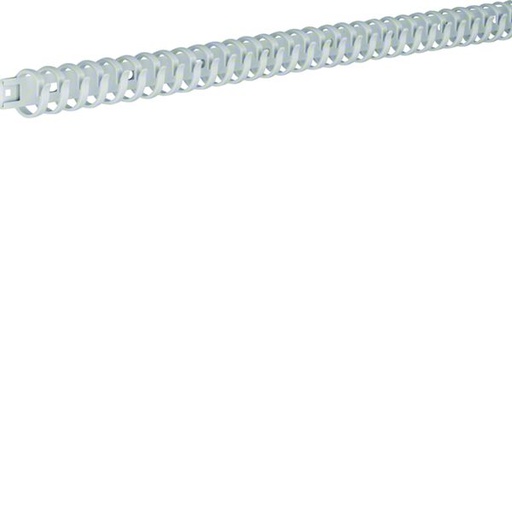 [HAG-M5691] Goulotte de câblage flexible Polyamide sans halogene 20mm L=0,5m Gris clair M5691