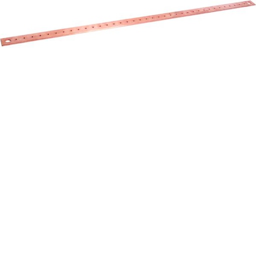[HAG-UC842] Barre cuivre perforé M6 400A 32x5x1000mm UC842