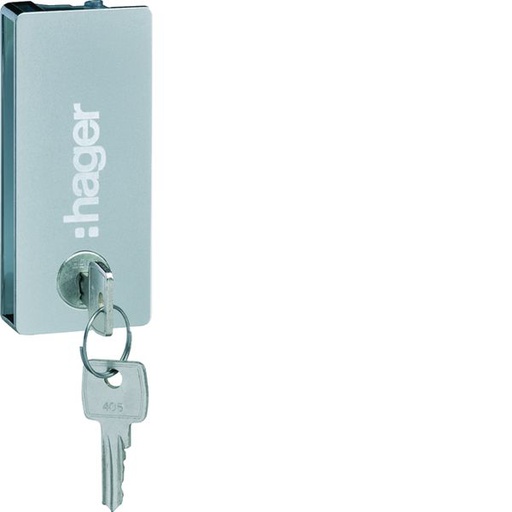 [HAG-VZ311TVB] Fermeture à clé type Ronis 405E pour porte transparente vega largeur 18 modules VZ311TVB