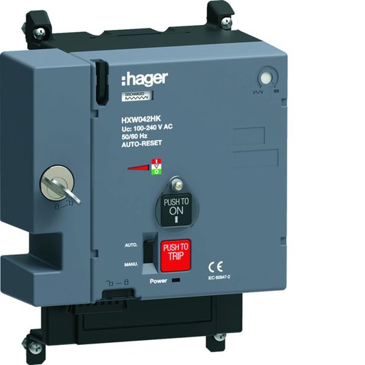 [HAG-HXW042HK] commande motorisée avec Auto-Reset + clé h3+ 100 - 240VAC pour P630 HXW042HK