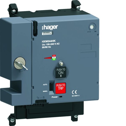 [HAG-HXW044HK] commande motorisée sans Auto-Reset + clé h3+ 100 - 240VAC pour P630 HXW044HK