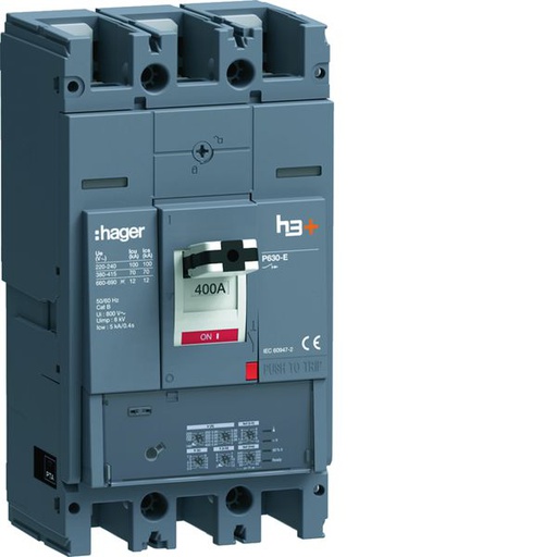 [HAG-HEW400JR] Disjoncteur Boitier Moulé h3+ P630 LSI 3P In400A Icu70kA à plage HEW400JR