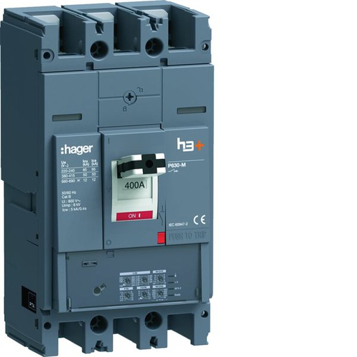 [HAG-HMW400JR] Disjoncteur Boitier Moulé h3+ P630 LSI 3P In400A Icu50kA à plage HMW400JR