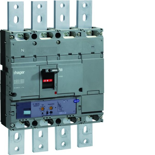 [HAG-HEE801H] Disjoncteur Boitier Moulé h3 h1000 LSI 4P In800A Icu70kA à plage HEE801H