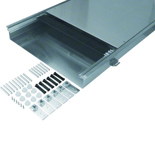 [HAG-BKW600060] Caniveau de sol affleurant avec socle en acier galvanisé BKW 600x(60-100)mm BKW600060