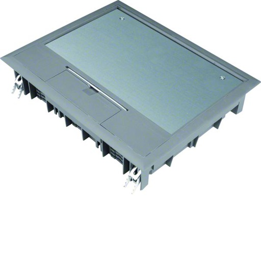 [HAG-VE09057011] Boîte de sol rectangulaire 18 modules revêtement 5mm max Gris VE09057011