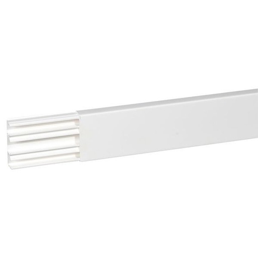 [LEG030033] Moulure Dlplus 75X20Mm 3 Compartiments Longueur 2,1M Blanc legrand 030033