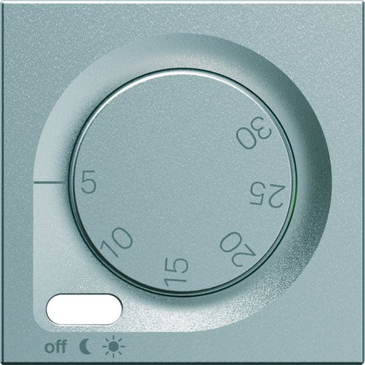 [HAG-WXD315T] Enjoliveur Gallery thermostat 2 modules , finition Titane WXD315T