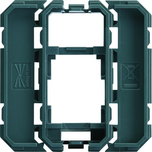 [HAG-WXF202] Adaptateur RJ45 Gallery keystone 2 modules WXF202
