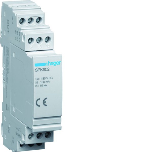 [HAG-SPK602] Parafoudre de type 2 2P pour ligne ADSL 1modules SPK602