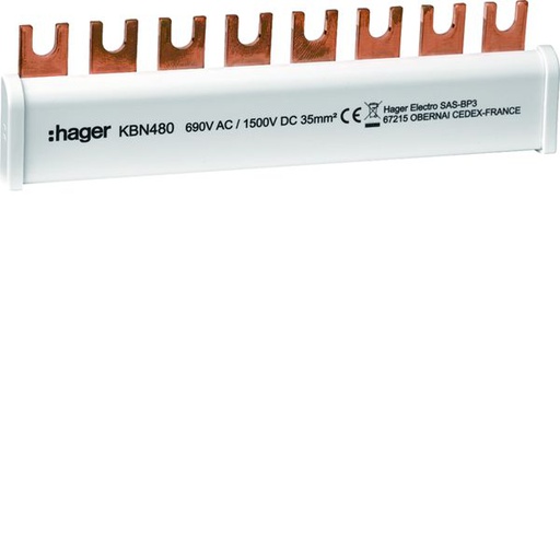 [HAG-KBN480] Barre de pontage 4P 35mm² pour SPA180 KBN480