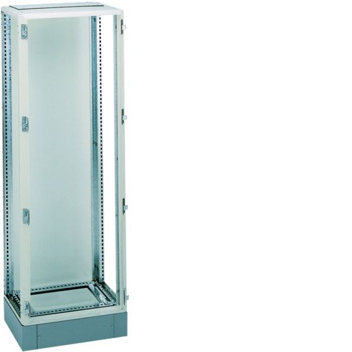 [HAG-FM108] Armoire cotés et socle 2 pattes de fixation quadro5 1860x450x260mm Blanc pur FM108