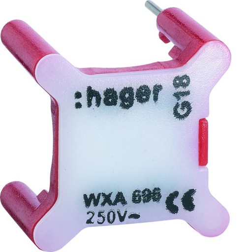 [HAG-WXA691] Voyant Gallery pour interrupteur, 230V, Rouge WXA691