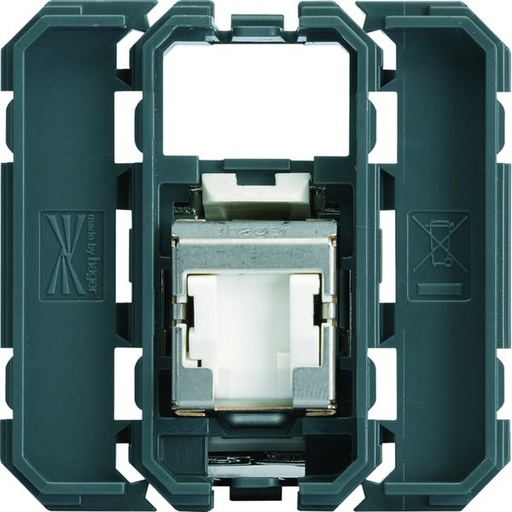 [HAG-WXF226] Prise Gallery RJ45 cat.6 STP pour Grade 2TV WXF226