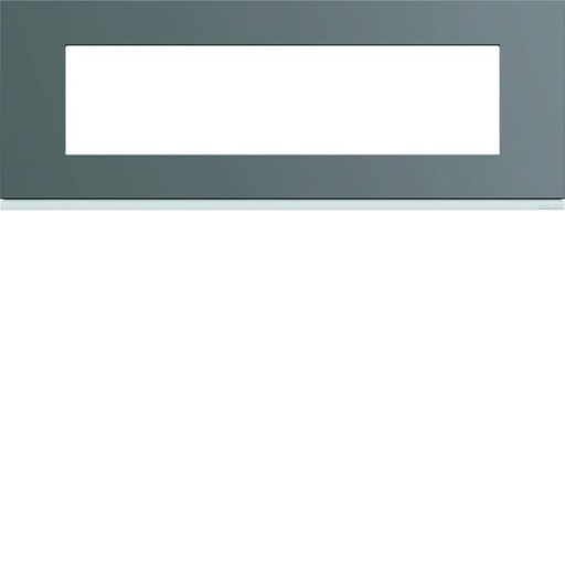 [HAG-WXP0908] Plaque de finition Gallery 8 modules Taupe entraxe 71 mm WXP0908