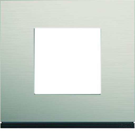 [HAG-WXP4502] Plaque de finition Gallery 1 poste Aluminium antique WXP4502