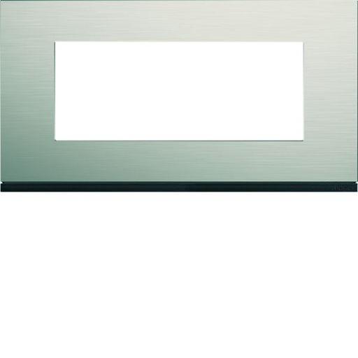 [HAG-WXP4505] Plaque de finition Gallery 5 modules Antique alu entraxe 71 mm WXP4505
