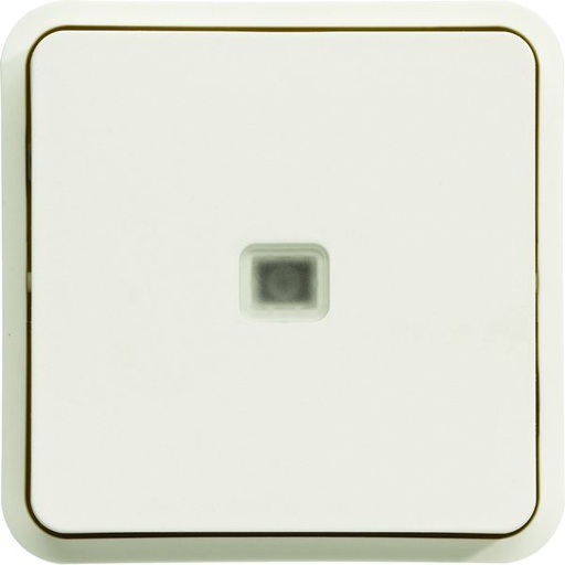 [HAG-WNA002B] cubyko Inter VV à voyant associable blanc IP55 WNA002B