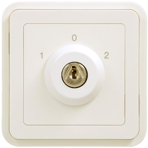 [HAG-WNA037B] cubyko interrupteur à clé 3P extract. 0 associable Blanc WNA037B