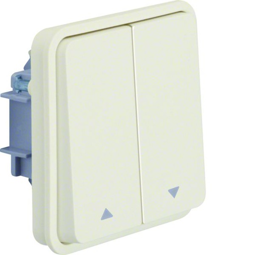 [HAG-WNA301B] cubyko Poussoir volet-roulant associable blanc IP55 WNA301B