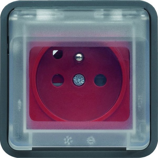 [HAG-WNA105] cubyko Prise 2P+T à détrompage associable gris IP55 WNA105