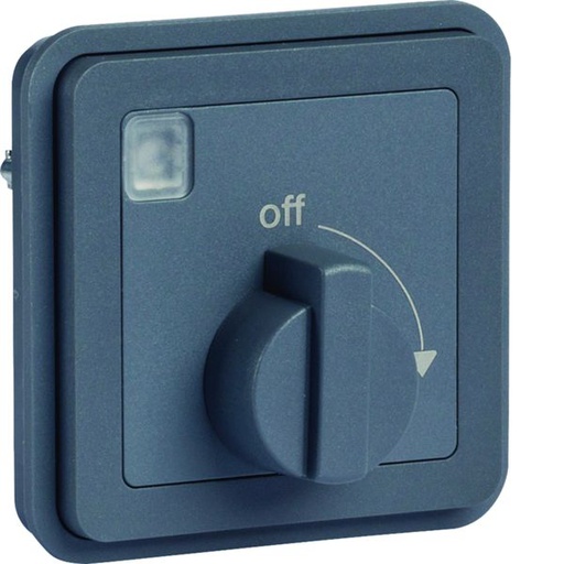 [HAG-WNA009] cubyko Minuterie bouton rotatif associable gris IP55 WNA009