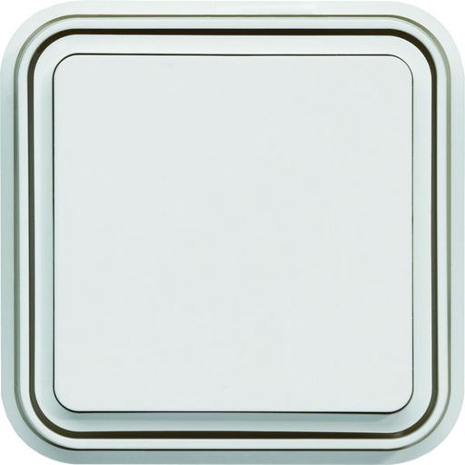 [HAG-WNE001BG] cubyko interrupteur va-et-vient encastré à griffes blanc IP55 WNE001BG