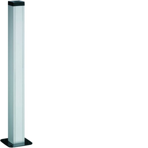 [HAG-DAP45650ELN] Colonnette officea h 650mm simple face alu (ELN) anodisé naturel DAP45650ELN