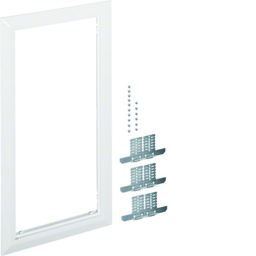 [HAG-FZ021B] Cadre de finition univers RAL9010 Blanc pur pour armoire 1 travée H650xL300mm FZ021B