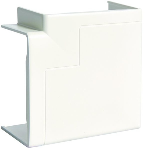 [HAG-GBD5008559016] Angle plat pour goulotte d'installation GBD et GBA 50x85mm, Blanc GBD5008559016