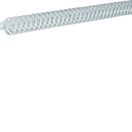 [HAG-L2232] Goulotte de câblage flexible autocollante sans halogene 30mm L=500mm Gris clair L2232
