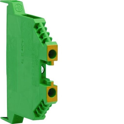 [HAG-KXA02E] Borne vert-jaune 2 5mm² KXA02E