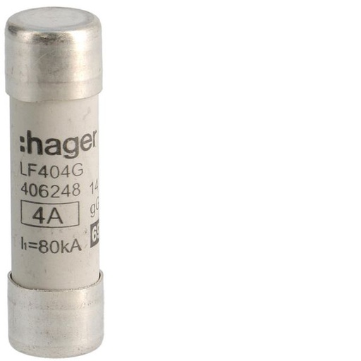 [HAG-LF404G] Cartouche fusible industrielle 14x51 gG 4A LF404G