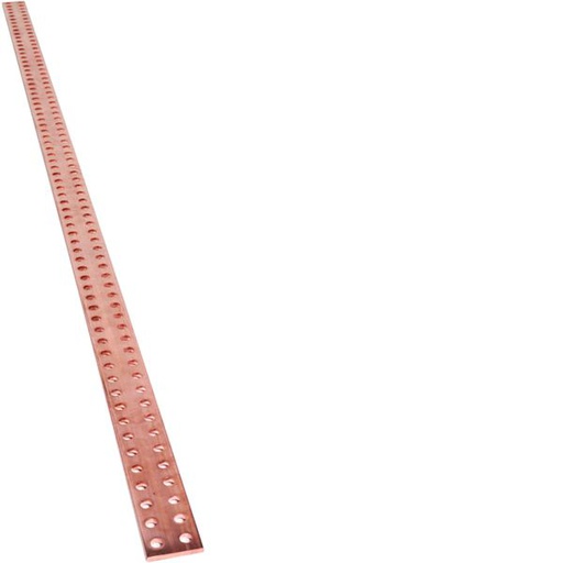 [HAG-UC844] Barre cuivre perforé M10 600A 50x5x1750mm UC844