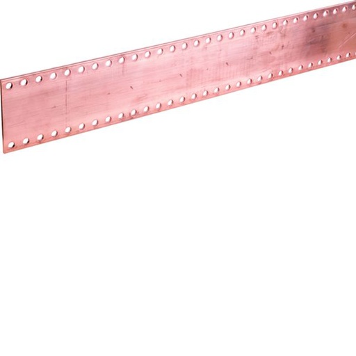 [HAG-UC968] Barre cuivre perforé M10 1250A 125x5x1750mm UC968